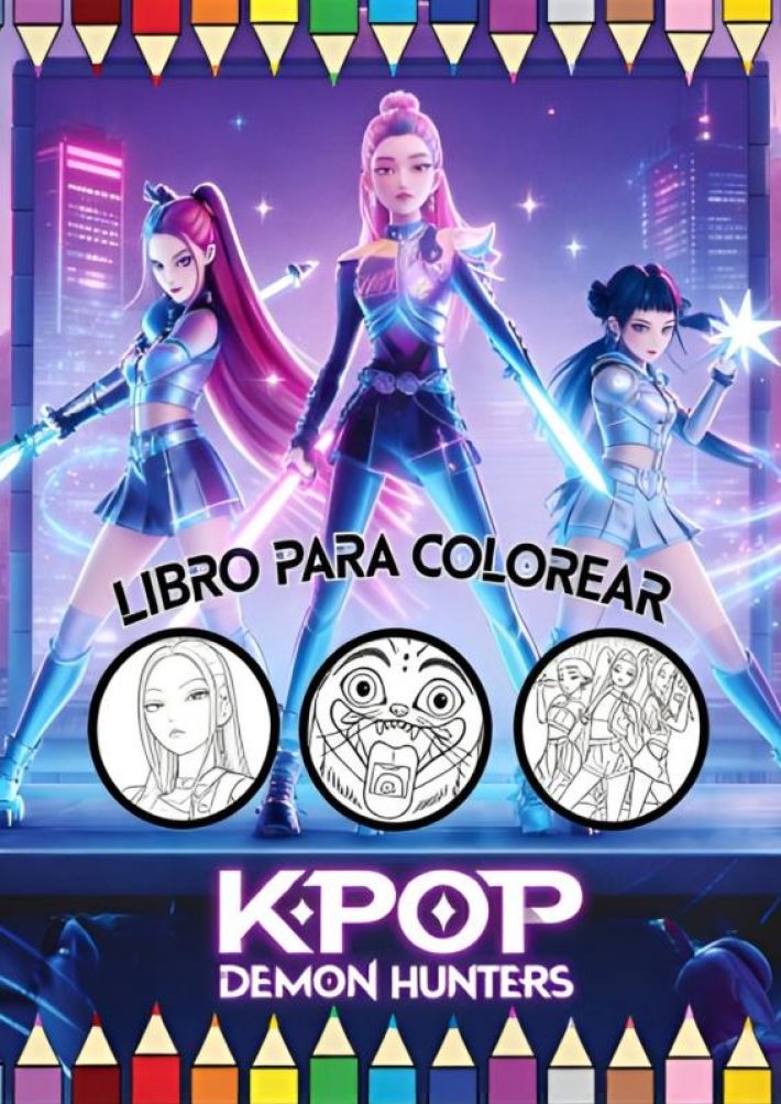 Libro para colorear Artistas del Futuro K-P0P Libro para colorear Artistas del Futuro K-P0P