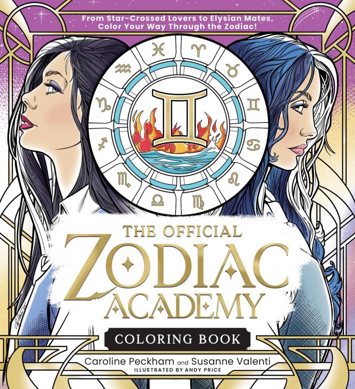 The Official Zodiac Academy Coloring Book