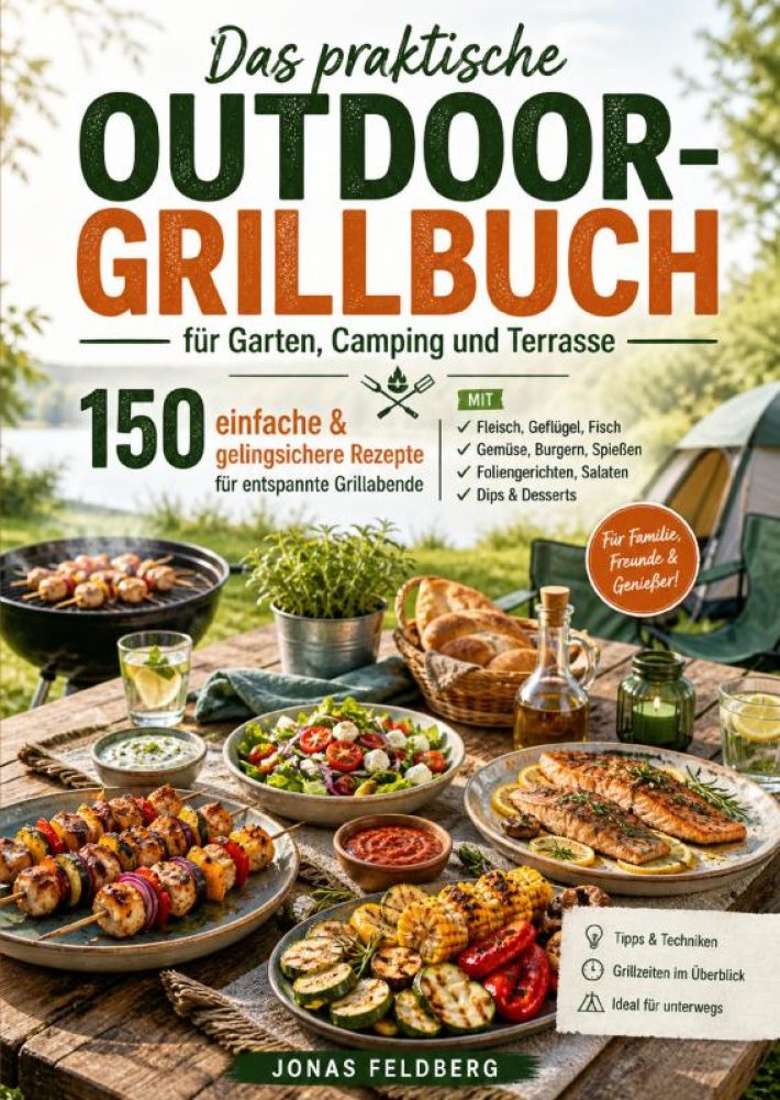 Das praktische Outdoor-Grillbuch für Garten, Camping und Terrasse