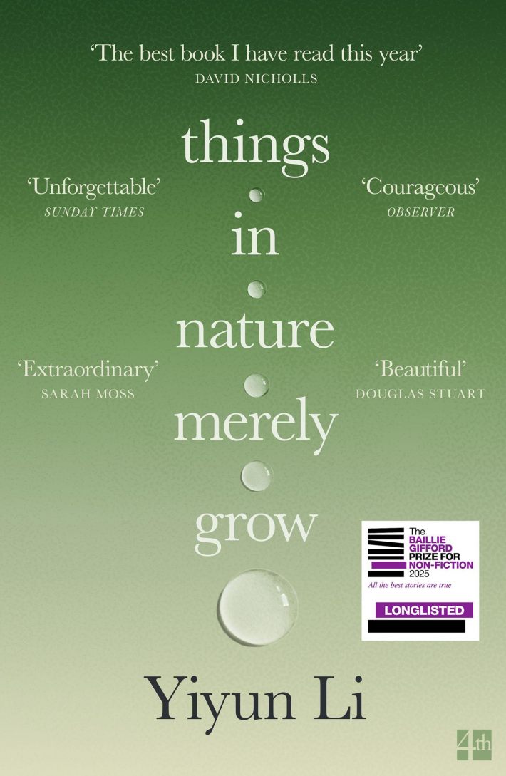 Things in Nature Merely Grow