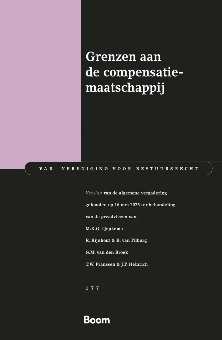 Grenzen aan de compensatiemaatschappij