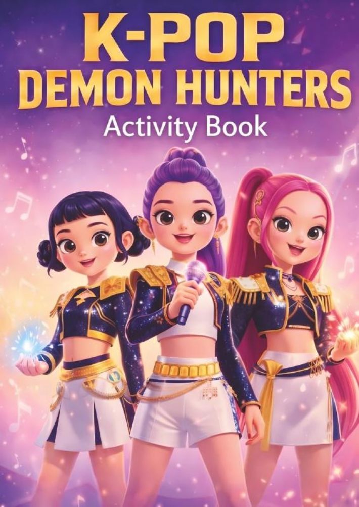 KPop Demon Hunters Activity Book for Kids Ages 6-10