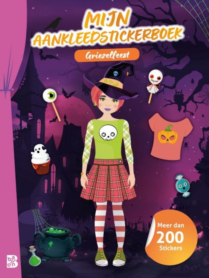 Mijn aankleedstickerboek: Griezelfeest