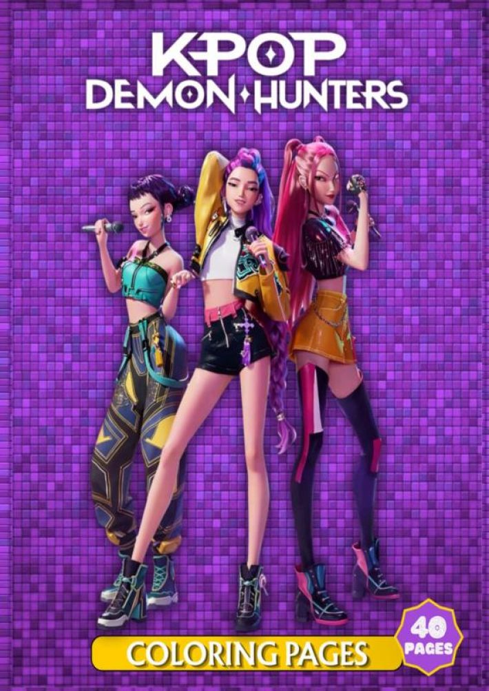 Kpop Demon Hunters Coloring Book