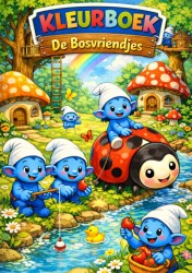 Kleurboek, de bosvriendjes.