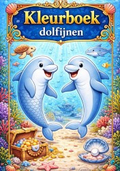 Kleurboek, Dolfijnen.