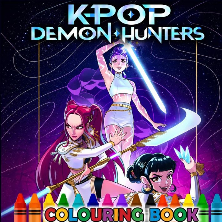 K-Pop Demon Hunters Coloring Book K-Pop Demon Hunters Coloring Book