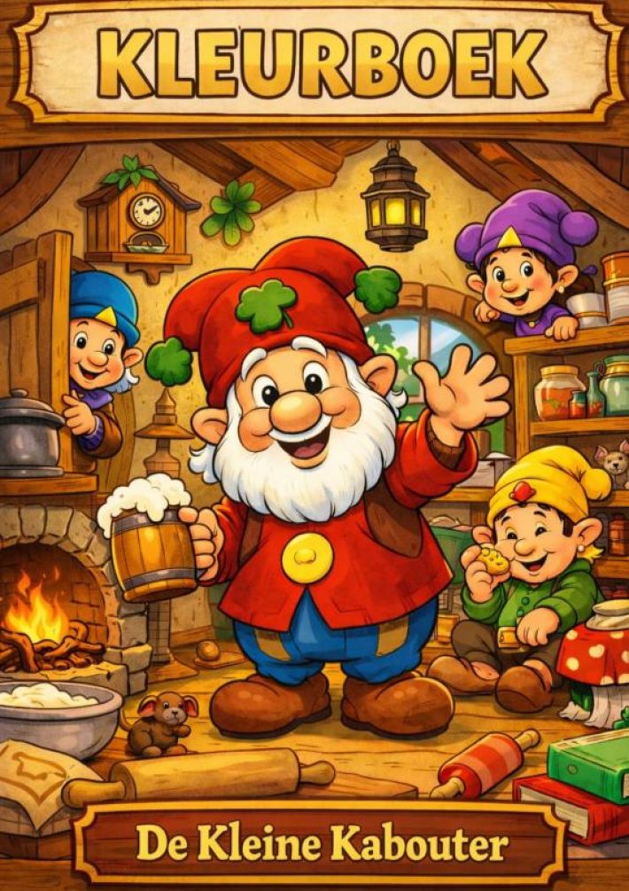 Kleurboek, de kleine kabouter
