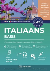 Italiaans A2 basis: compleet leertraject met app, video en audio