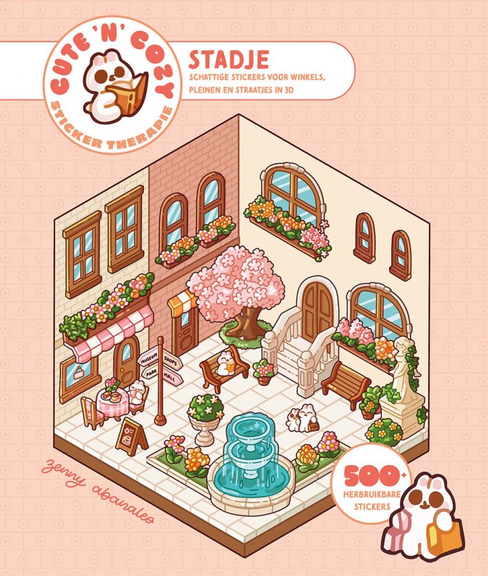 Cute 'n' Cozy Sticker Therapie Stadje