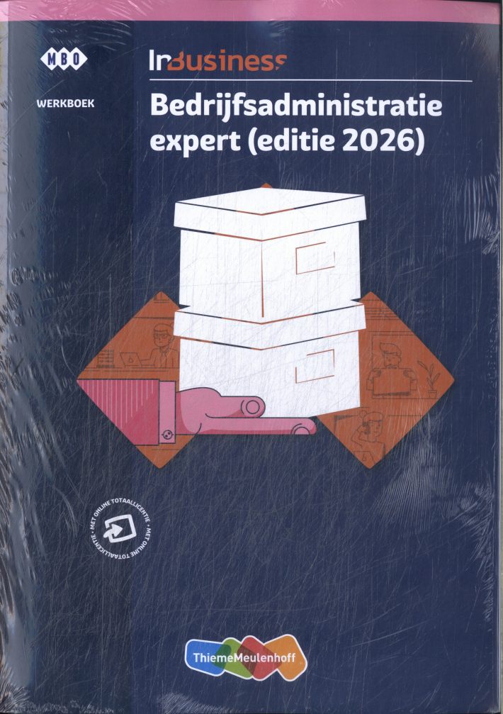 InBusiness Bedrijfsadministratie Expert theorieboek + werkboek