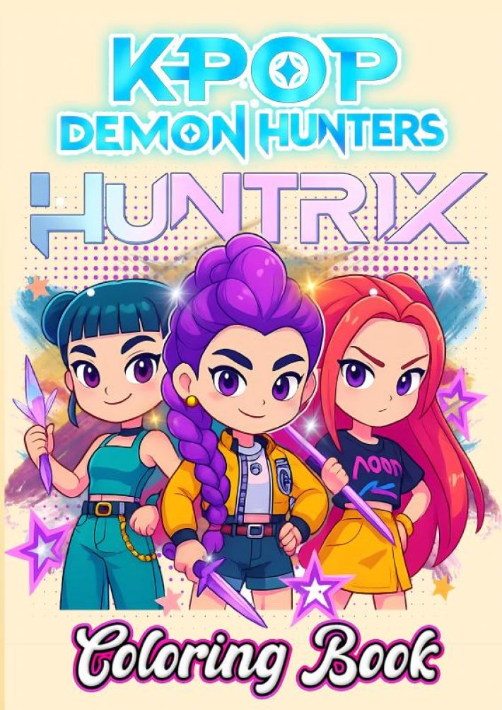 KPop Demon Hunters Coloring Book