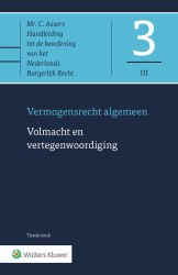 Asser 3-III Volmacht en vertegenwoordiging