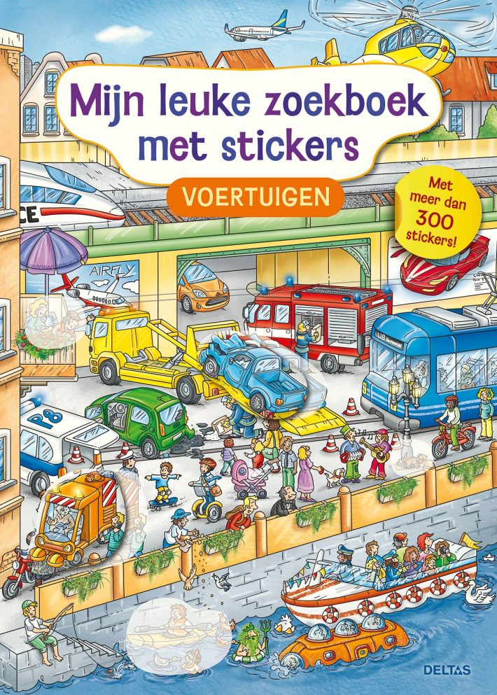 Mijn leuke zoekboek met stickers - Voertuigen