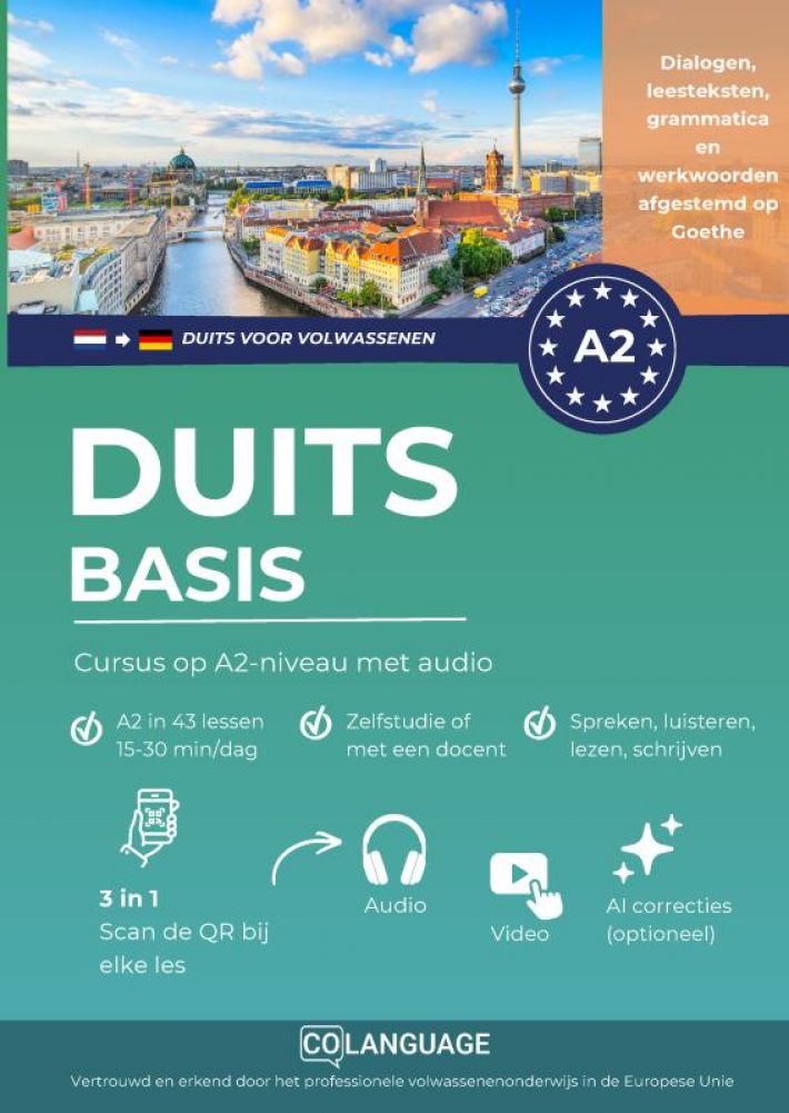 Duits A2 basis: cursus op A2-niveau met audio