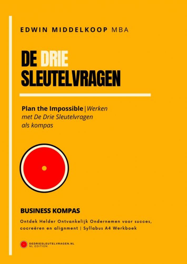 De Drie Sleutelvragen - Business Kompas De Drie Sleutelvragen - Business Kompas