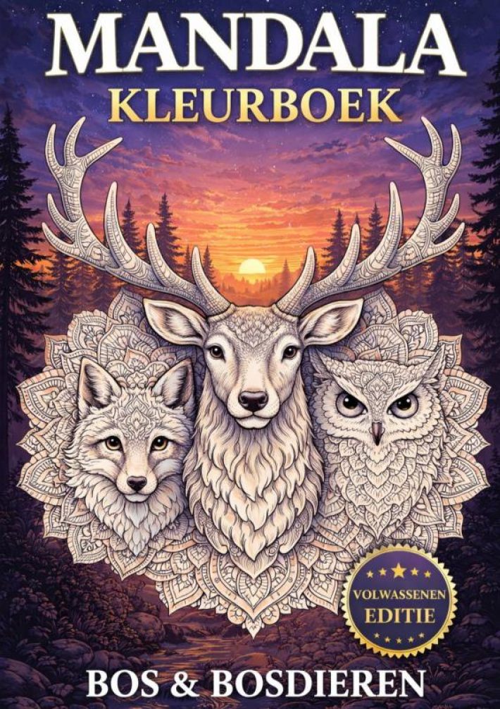 Mandala kleurboek - Bos & bosdieren