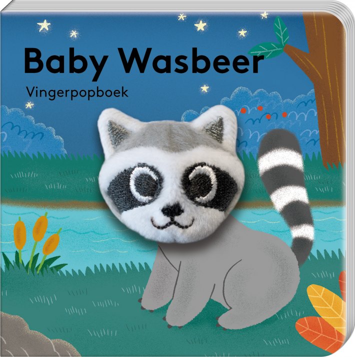 Vingerpopboekje Baby wasbeer