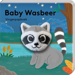 Vingerpopboekje Baby wasbeer