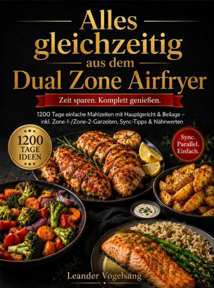Alles gleichzeitig aus dem Dual Zone Airfryer