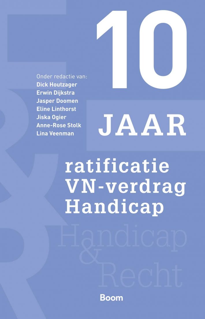 10 jaar ratificatie VN-verdrag Handicap