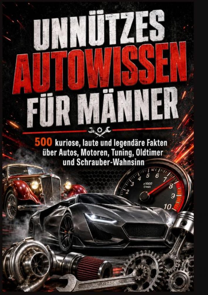 UNNÜTZES AUTOWISSEN FÜR MÄNNER: 500 kuriose, laute und legendäre Fakten über Autos, Motoren, Tuning, Oldtimer und Schrauber-Wahnsinn