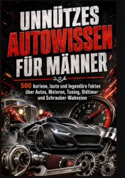 UNNÜTZES AUTOWISSEN FÜR MÄNNER: 500 kuriose, laute und legendäre Fakten über Autos, Motoren, Tuning, Oldtimer und Schrauber-Wahnsinn