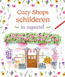 Cozy Shops schilderen in aquarel