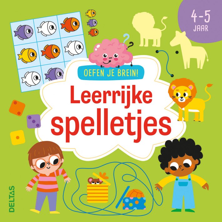 Oefen je brein! Leerrijke spelletjes 4-5 jaar Oefen je brein! Leerrijke spelletjes 4-5 jaar
