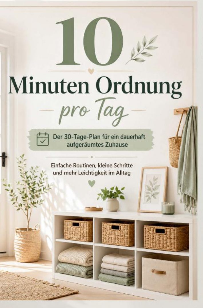 10 Minuten Ordnung pro Tag: Der 30-Tage-Plan für ein dauerhaft aufgeräumtes Zuhause