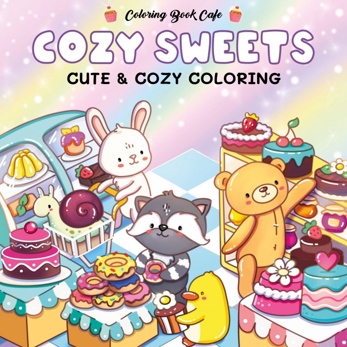 Cozy sweets - Coloring book cafe