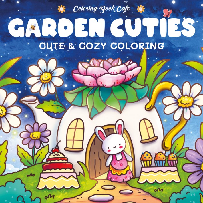 Garden cuties - Coloring book cafe