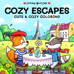 Cozy Escapes (English) - Coloring Book Cafe