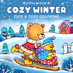 Cozy Winter (English) - Coloring Book Cafe