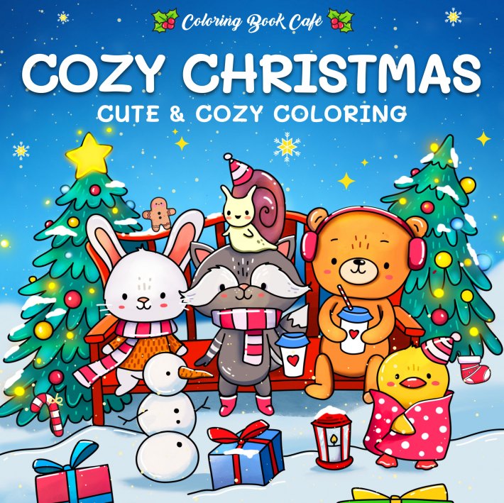 Cozy Christmas (English) - Coloring Book Cafe