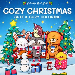 Cozy Christmas (English) - Coloring Book Cafe
