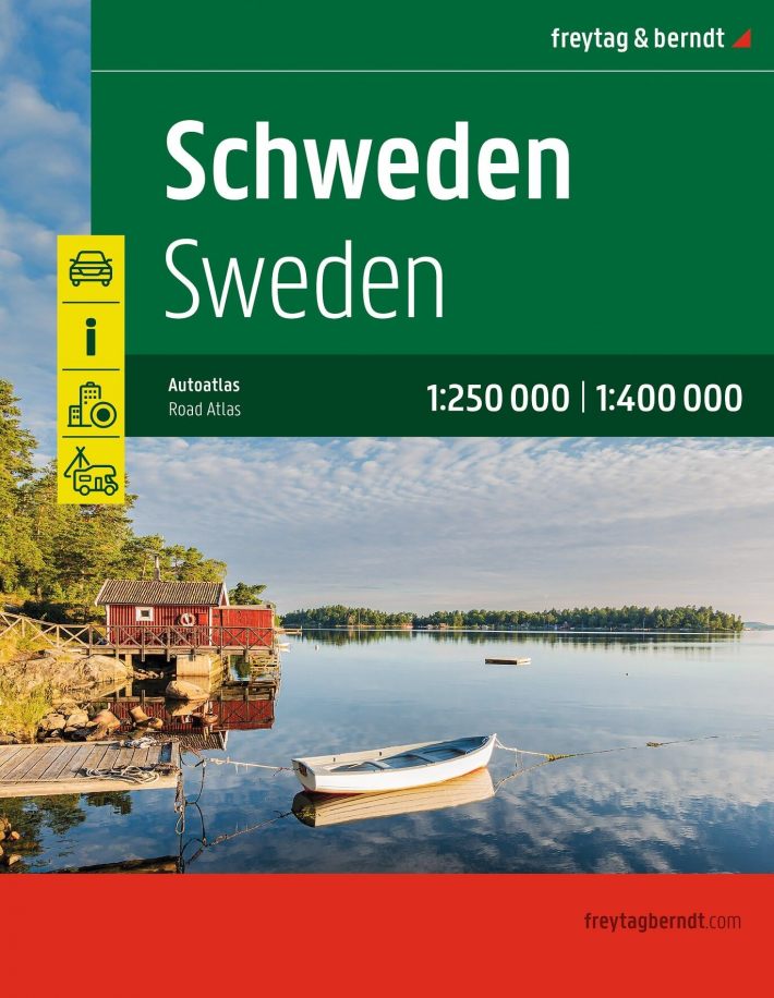 Zweden Wegenatlas F&B