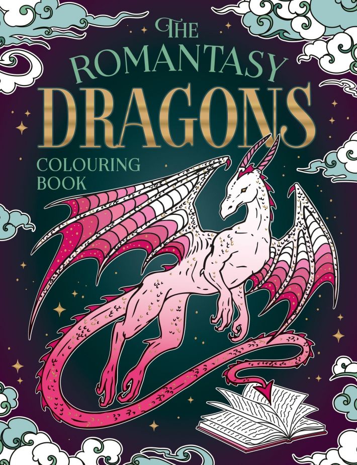 The Romantasy Dragons Colouring Book The Romantasy Dragons Colouring Book