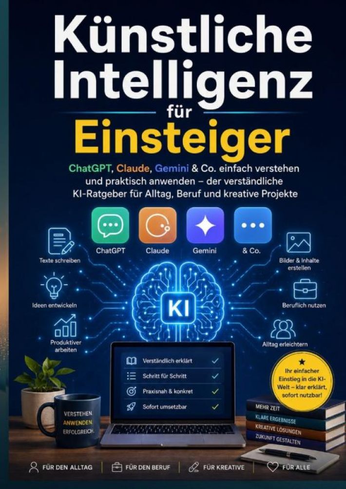 Künstliche Intelligenz für Einsteiger: ChatGPT, Claude, Gemini & Co. einfach verstehen und praktisch anwenden