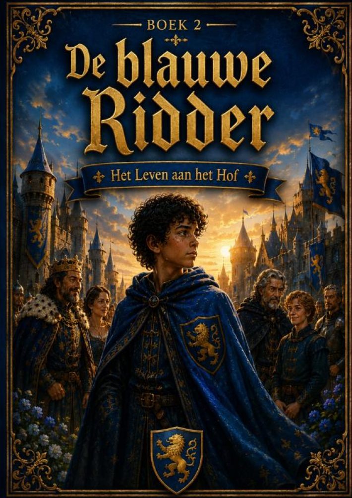 Boek 2, De blauwe Ridder - Het leven aan het Hof. Boek 2, De blauwe Ridder - Het leven aan het Hof.