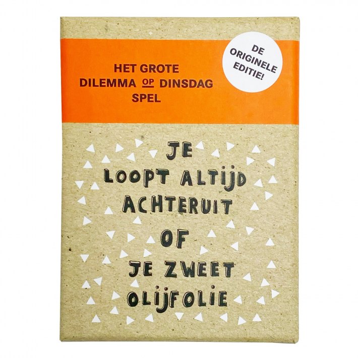 Het grote dilemma op dinsdag spel Het grote dilemma op dinsdag spel
