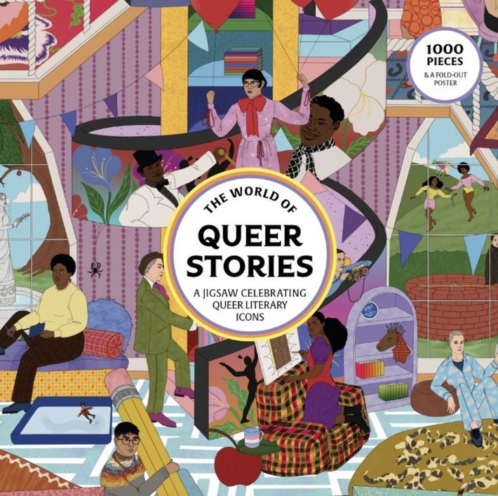 The World of Queer Stories 1000 Piece Puzzle: Celebrating LGBTQ+ Literary Icons