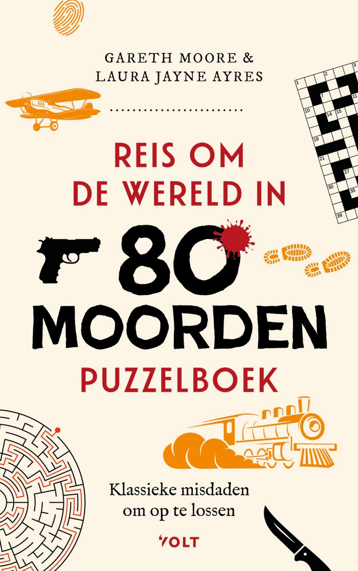Reis om de wereld in 80 moorden puzzelboek