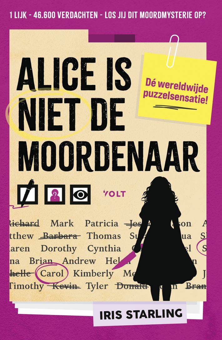 Alice is niet de moordenaar Alice is niet de moordenaar