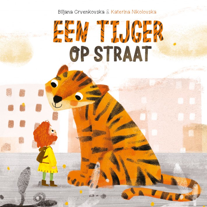 Een tijger op straat Een tijger op straat