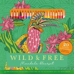 Wild & free Mandala kleurset
