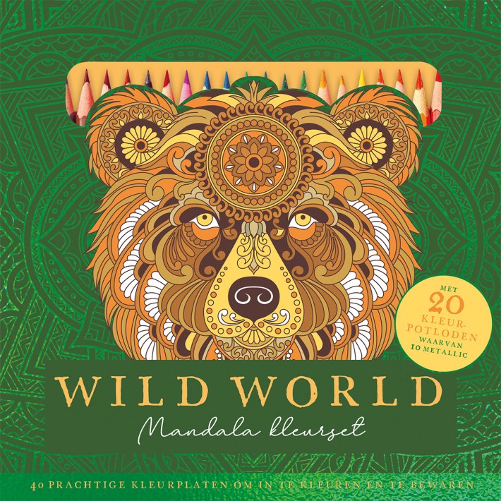 Wild world Mandala kleurset
