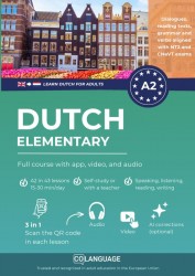 Dutch A2 elementary: full course with app, video, and audio