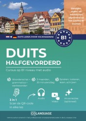 Duits B1 halfgevorderd. Cursus op B1-niveau met audio (Duits leren voor volwassenen )