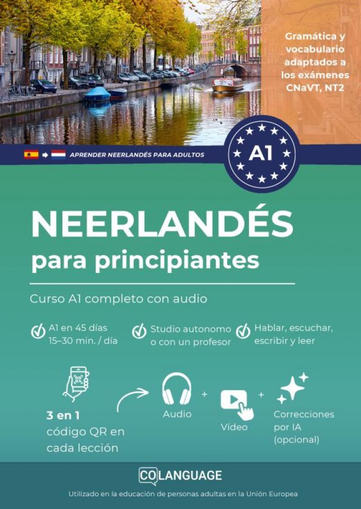 Neerlandés para principiantes - Curso A1 completo con audio (Nederlands voor Spaanstaligen)